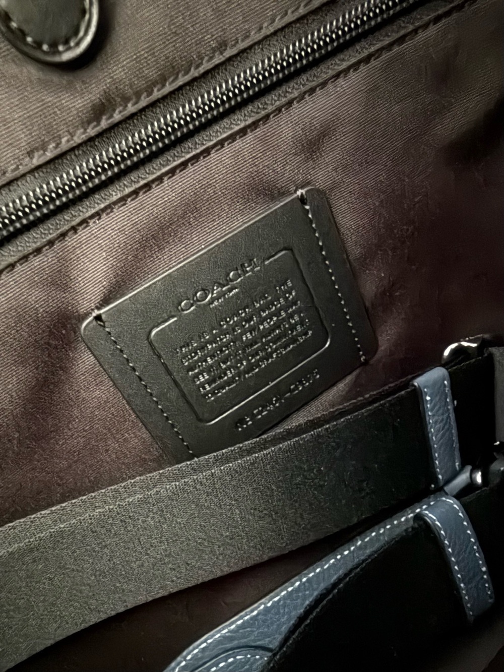Coach Pebbled Leather Briefcase - Picture 5 of 5